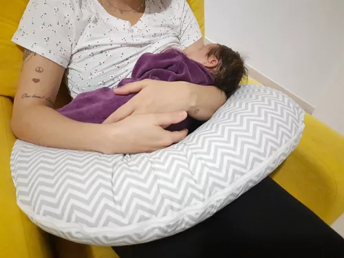 Almofada Amamentacao Zigzag Bebe Querido 2