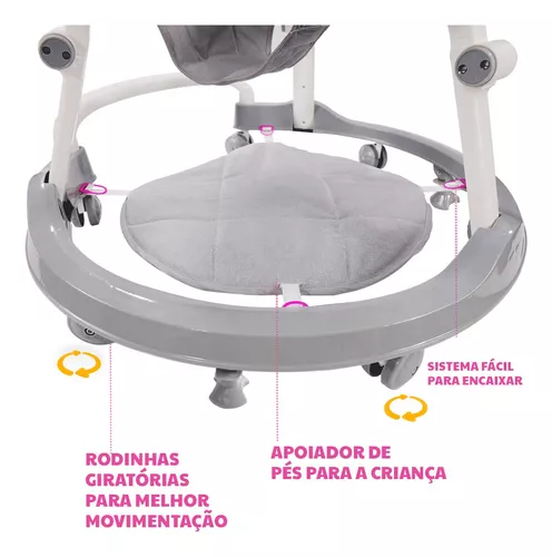 Andador Para Bebes Infantil Musical Premium Conect Brinq MC923 5
