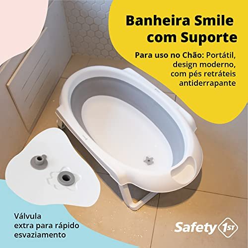 Banheira Smile Com Suporte Safety 1st 1