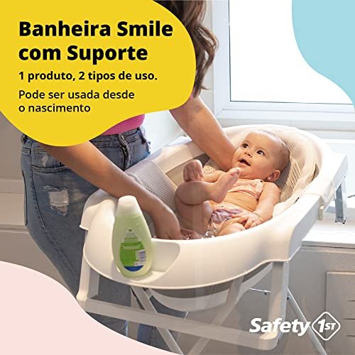 Banheira Smile Com Suporte Safety 1st 4