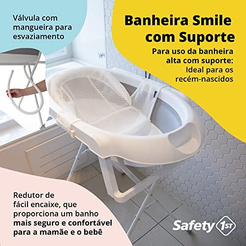Banheira Smile Com Suporte Safety 1st 5