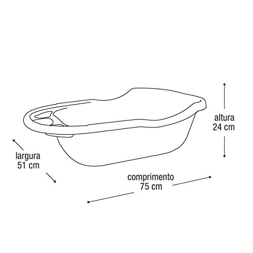 Banheira Para BebeGG Com Capacidade De 35 Litros Arqplast 5