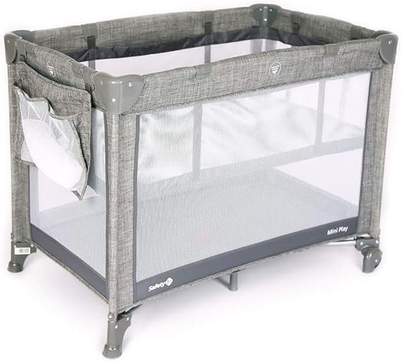 Berço Mini Play Grey Denim Safety 1st 0 A 15 Kg