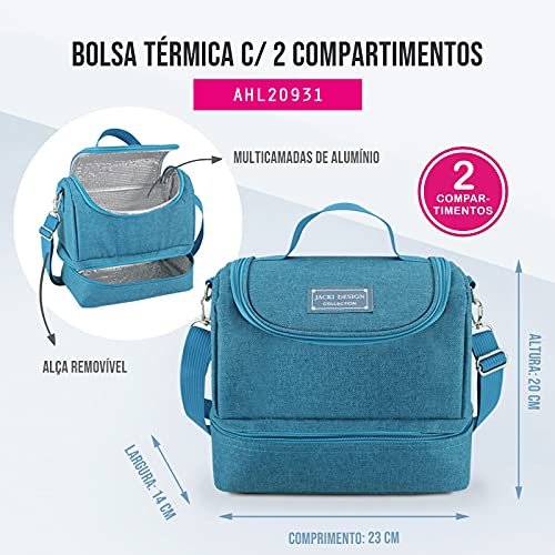 Bolsa Termica C 2 Compartimentos Jacki Design 4