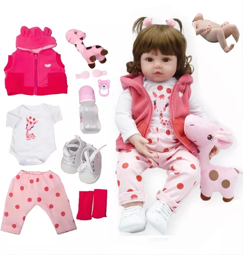Boneca Bebe Reborn 48 Cm VNX 1
