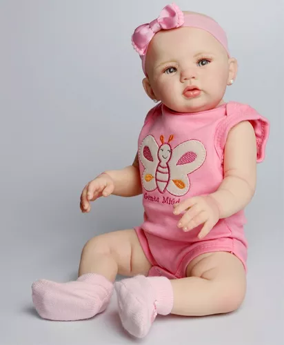 Boneca Bebe Reborn Abigail 48cm 3