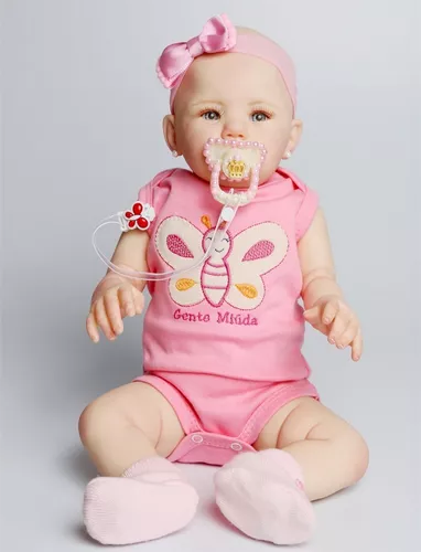 Boneca Bebe Reborn Abigail 48cm 4