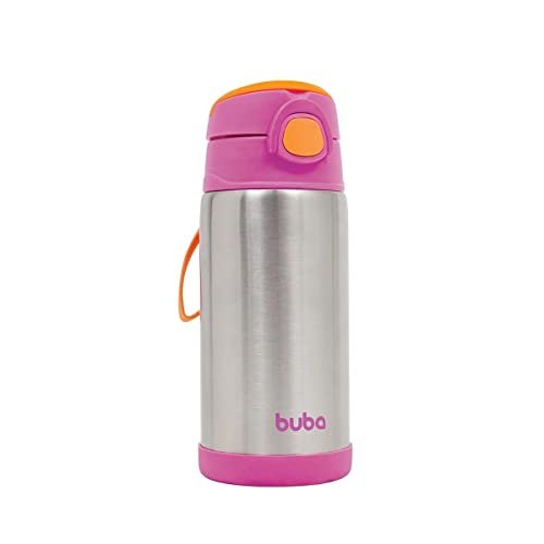 Buba Garrafa Termica Parede Dupla Rosa 400 Ml 3
