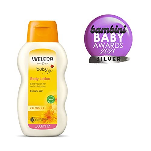 Calendula Locao Hidratante Corporal Para O Bebe Weleda 200ml 2