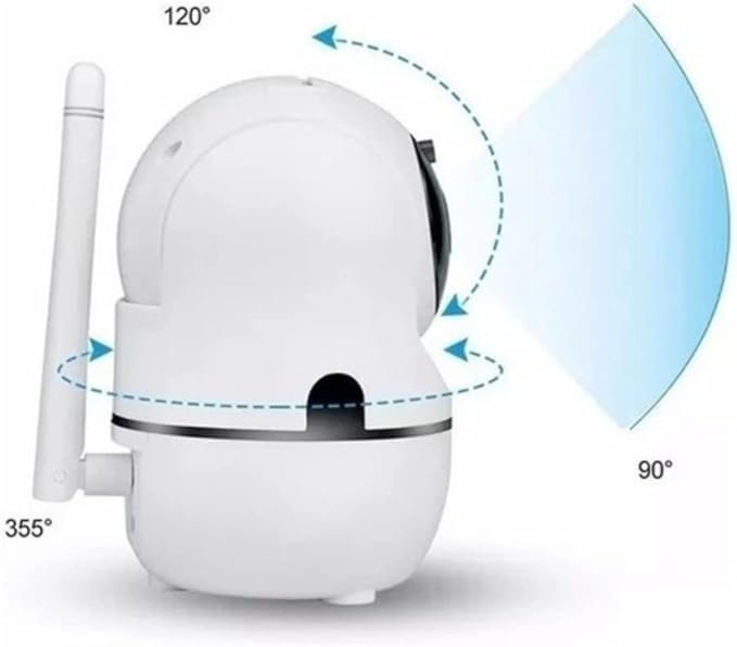 Câmera Wifi Giratória 1080p Estilo Babá Eletrônica JJB - 3