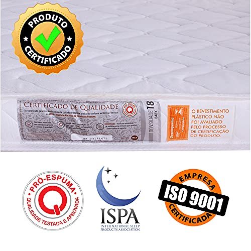 Colchao Berco D18 Antialergico 130x70x10cm Americano Certificado BF Colchoes 1