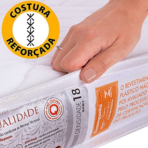 Colchao Berco D18 Antialergico 130x70x10cm Americano Certificado BF Colchoes 2