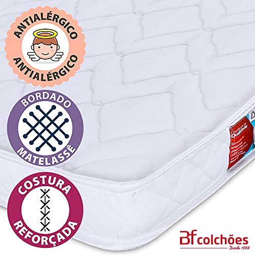 Colchao Para Mini Berco Desmontavel Chiqueirinho Cercadinho 100x70x6cm BF Colchoes 3