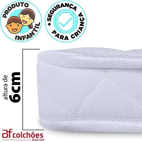 Colchao Para Mini Berco Desmontavel Chiqueirinho Cercadinho 100x70x6cm BF Colchoes 6