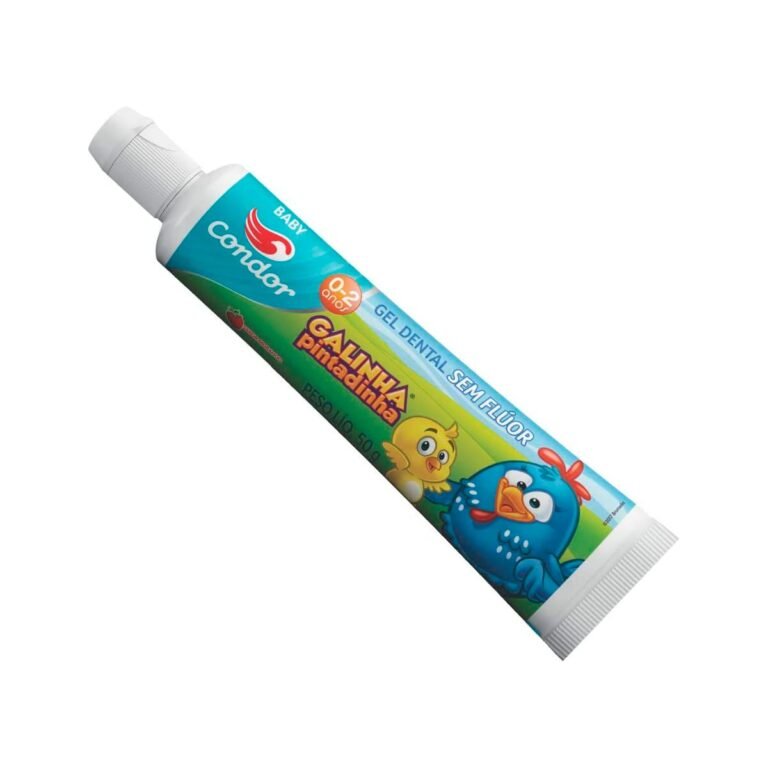 Condor Gel Dental Infantil Sem Fluor Galinha Pintadinha Sabor Morango 1