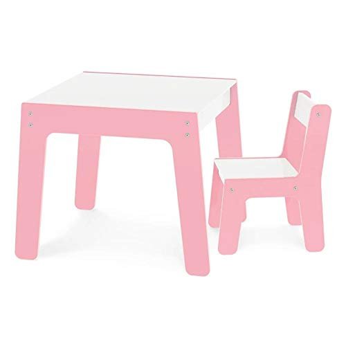Conjunto Mesa Cadeira Infantil Rosa Junges 5