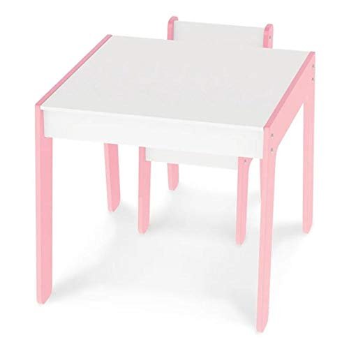 Conjunto Mesa Cadeira Infantil Rosa Junges 8