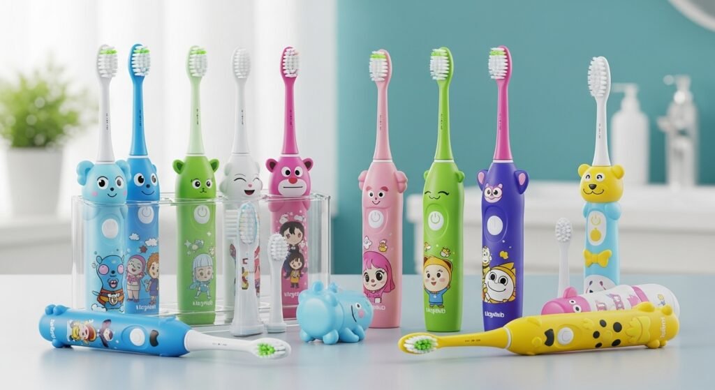 Considerações na compra da melhor escova de dente elétrica infantil
