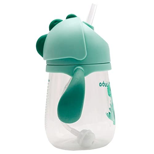 Copo Com Alcas Removivel Canudo 240ml Dino Buba 6