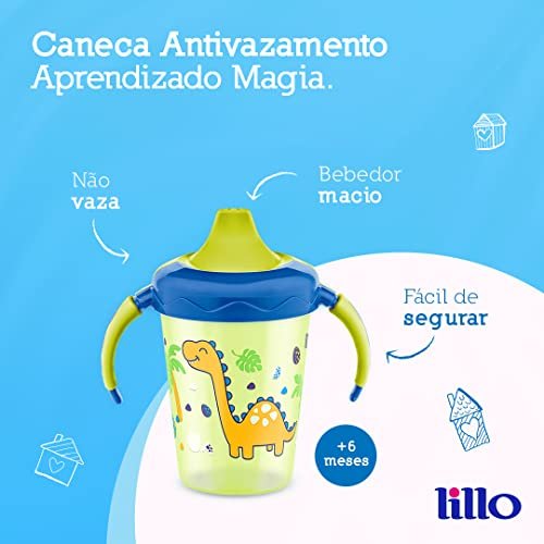 Copo De Treinamento Antivazamento Magia Uni 207ml Lillo 6