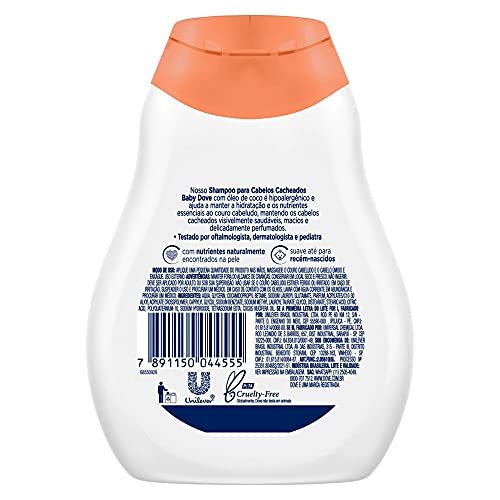 Dove Shampoo Baby Hidratacao Enriquecida Cabelos Cacheados 4
