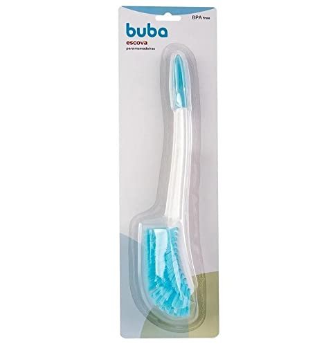 Escova Mamadeira Buba Com Limpador De Bico 3