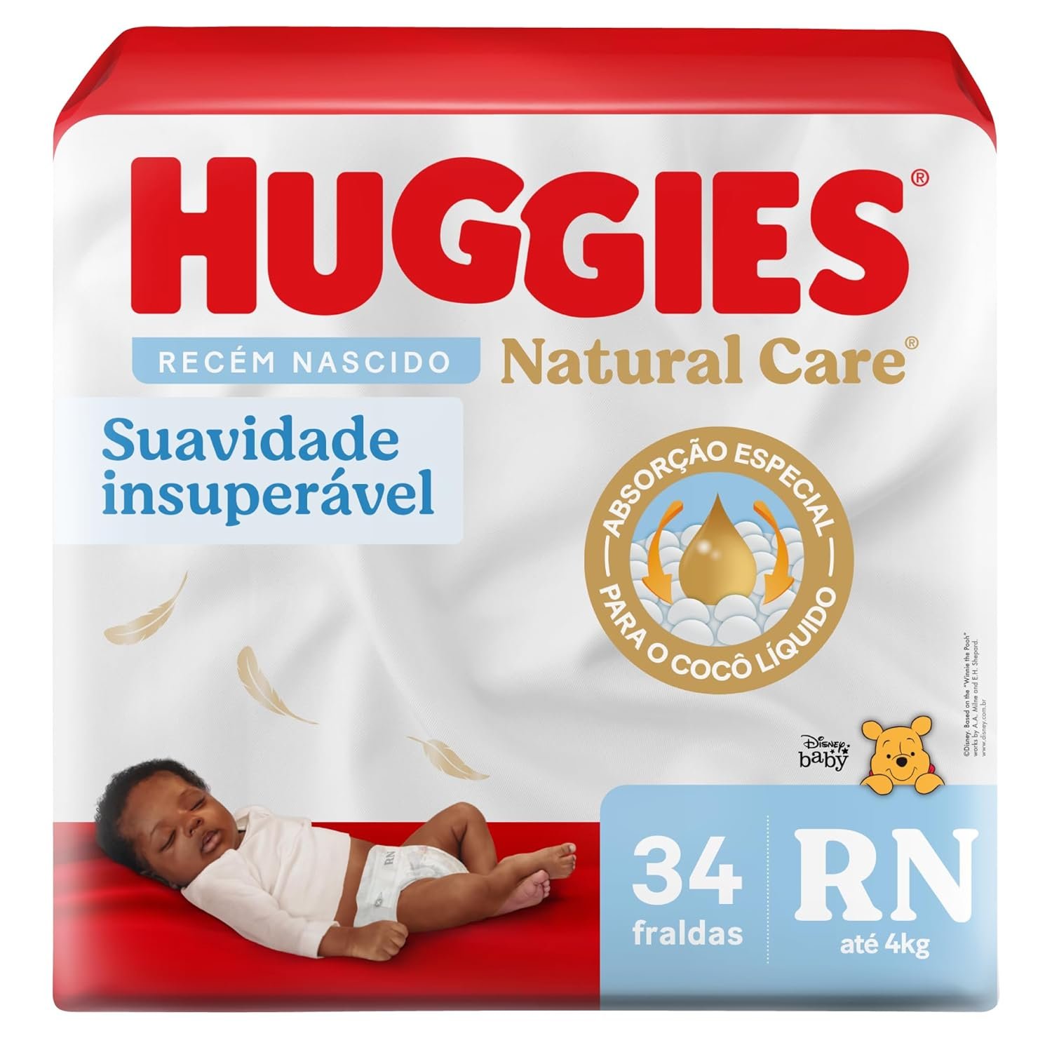 Fralda Huggies Natural Care RN