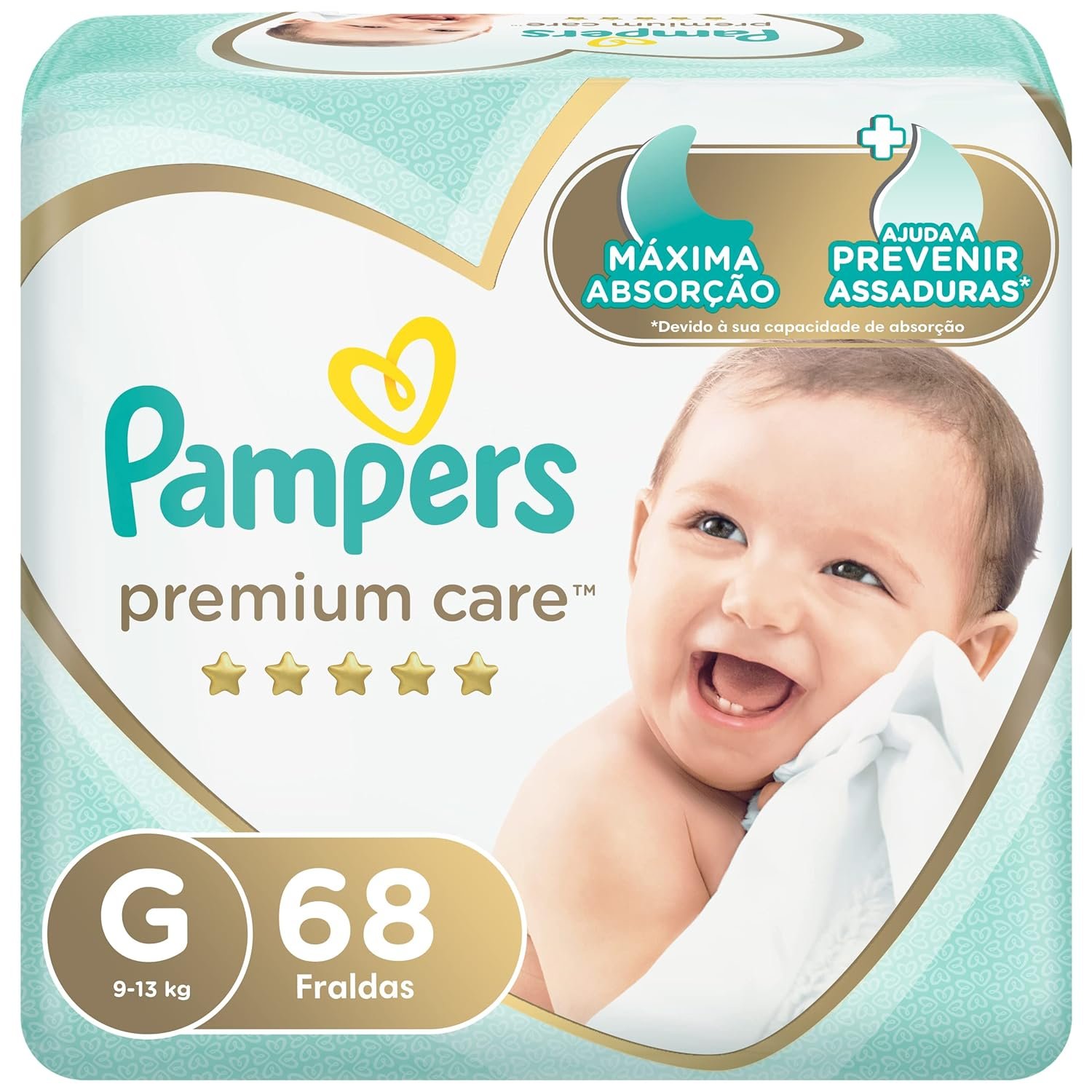 Fralda Pampers Premium Care