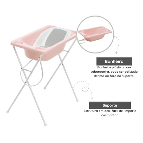 Galzerano Banheira Bebe Plastica Acqua Trio 5