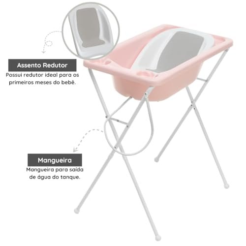 Galzerano Banheira Bebe Plastica Acqua Trio 6