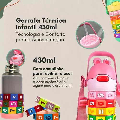 Garrafa Termica Infantil 430ml Victoria 1