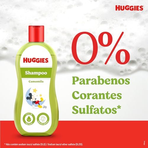 HUGGIES Shampoo Infantil Huggies Cha De Camomila 400Ml 5