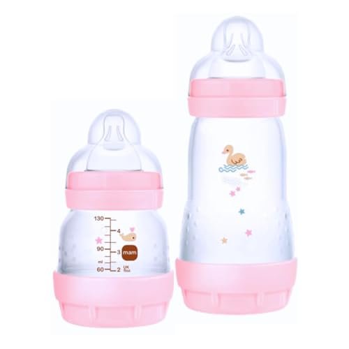 Kit 2 Mamadeiras Easy Start Set 130260ml Rosa MAM 2