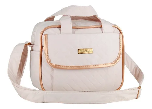 Kit Bolsa Bebe Mala Maternidade Impermeavel Multifuncional Bege 3