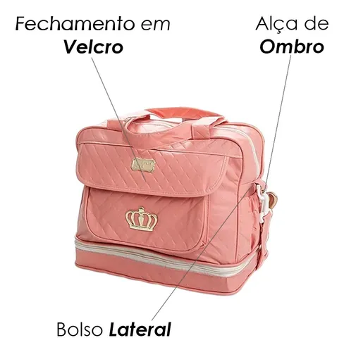 Kit Maternidade Bolsa E Frasqueira Mave 2