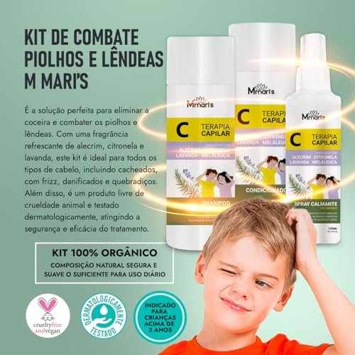 Kit Shampoo Antipiolhos MMaris 3