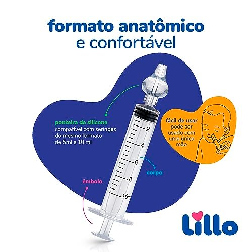 Lillo Kit De Seringa Lavagem Nasal 4