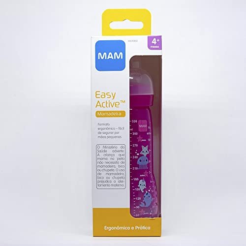 Mamadeira Easy Active Rosa 330ml Mam 2