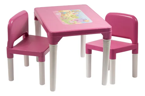 Mesinha Infantil Para Atividades Com 2 Cadeira Baby Hercules 1