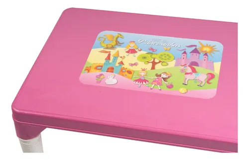 Mesinha Infantil Para Atividades Com 2 Cadeira Baby Hercules 2