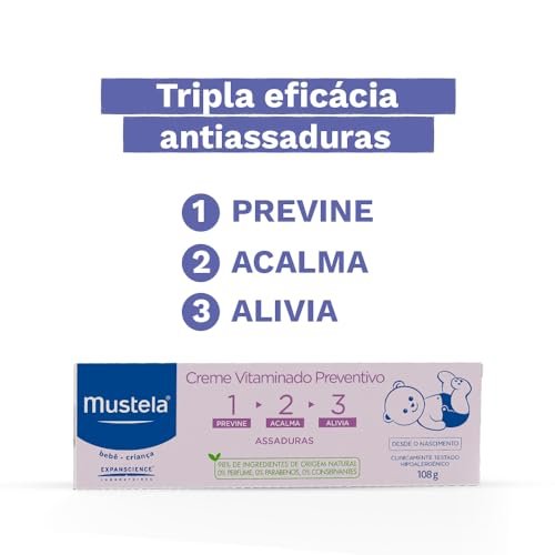 Mustela Creme Preventivo De Assaduras Vitaminado 123 100Gr 4