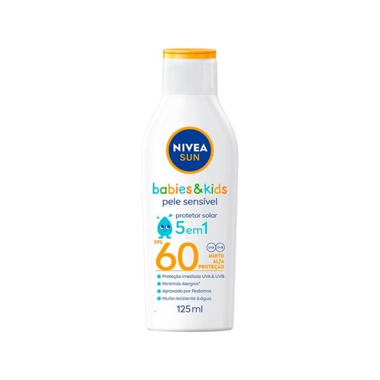 NIVEA SUN Protetor Solar Kids Babies Pele Sensivel FPS 60 125ml 1