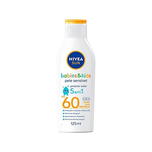 NIVEA SUN Protetor Solar Kids Babies Pele Sensivel FPS 60 125ml 2