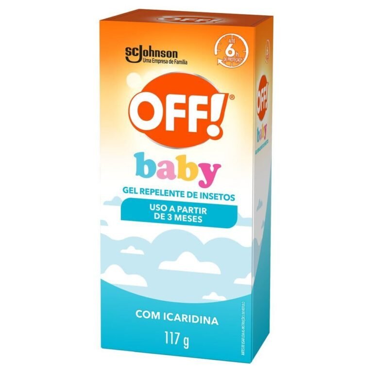 OFF Baby Repelente De Mosquito Com Icaridina Protege Por Ate 6h Locao Em Gel 117g 1