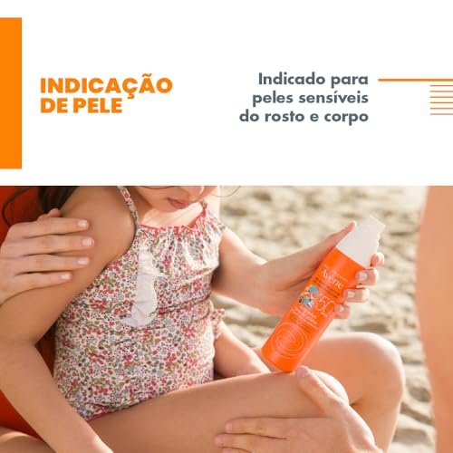 Protetor Solar Avene Infantil FPS 50 Spray Com 200ml 3