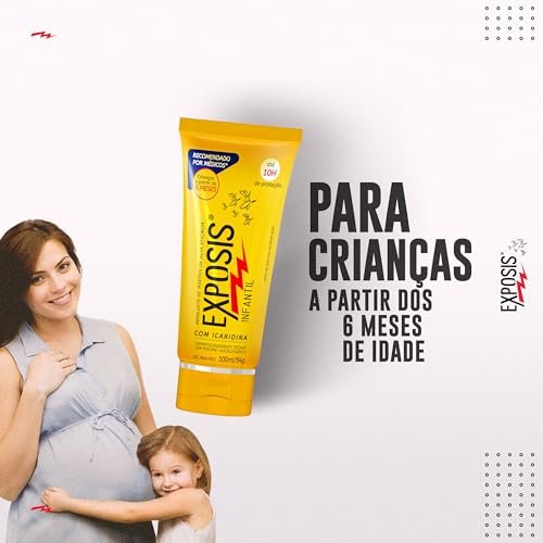 Repelente Infantil Exposis Repelente Icaridina Protecao Por Ate 10h Gel 100ml 1