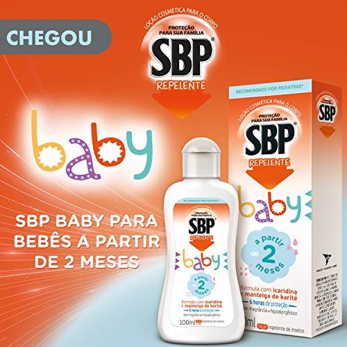 Repelente Para Bebe SBP Baby Locao Corporal Com Icaridina 100ml 3