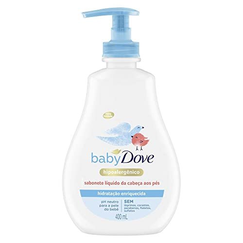 Sabonete Liquido Baby Dove Hidratacao Enriquecida 400ml 3