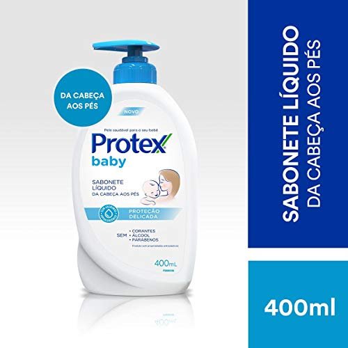 Sabonete Liquido Bebe Protex Baby Delicate Care 400ml 3