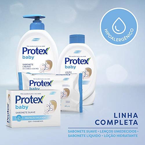 Sabonete Liquido Bebe Protex Baby Delicate Care 400ml 8